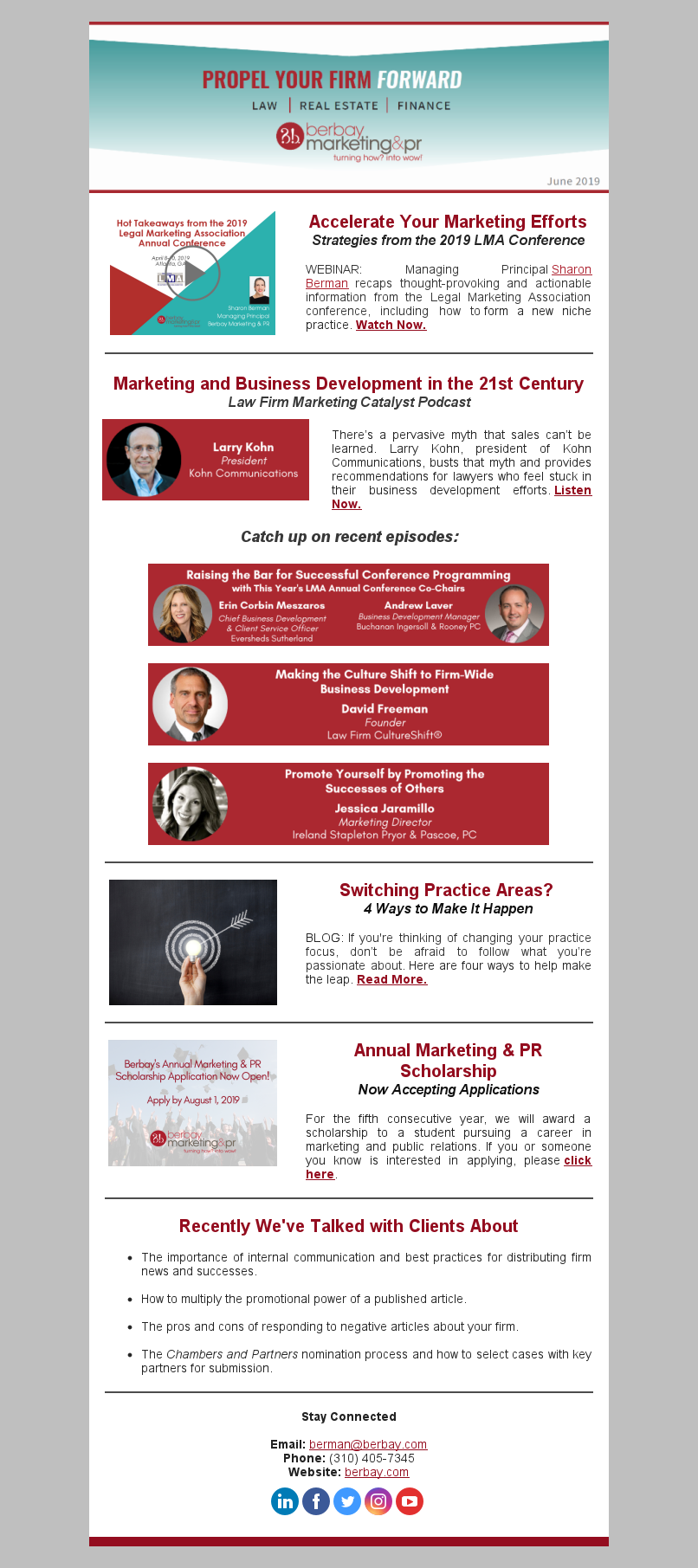 June 2019 Newsletter