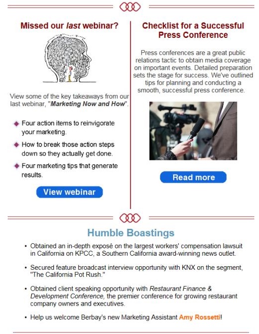 July 2015 Newsletter
