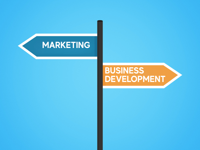 MARKETING VS BUSINESS DEVELOPMENT SIGNS