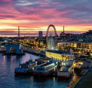 fishermans wharf wheel in san diego