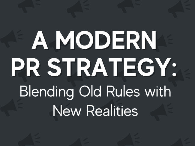 A Modern PR Strategy Blog