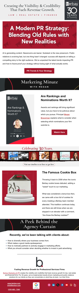 May 2025 Newsletter: A Modern PR Strategy: Blending Old Rules with New Realities