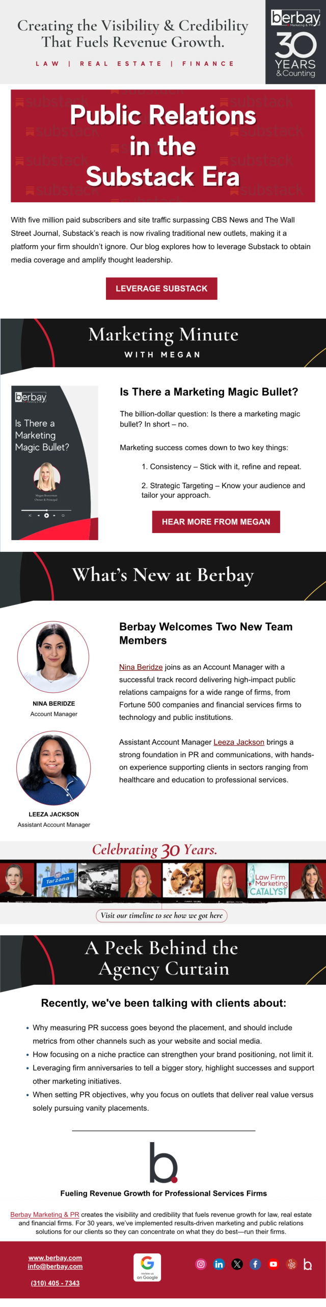 September 2025 Newsletter Public Relations in the Substack Era
