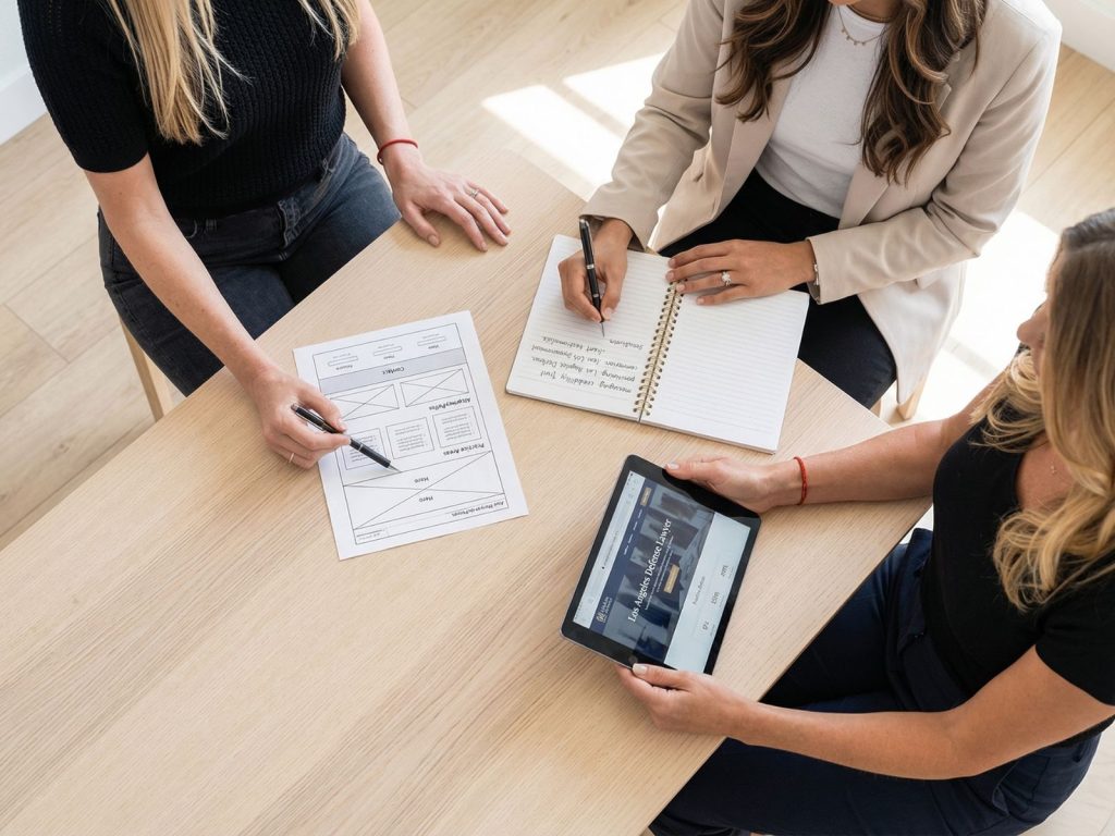 Law Firm Website Planning and Design Strategy Session - Berbay Marketing & PR Law Firm Website Planning and Design Strategy Session