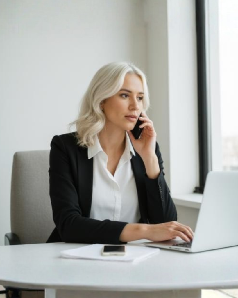 PR agency expert on phone - Berbay Marketing & PR PR agency expert on phone