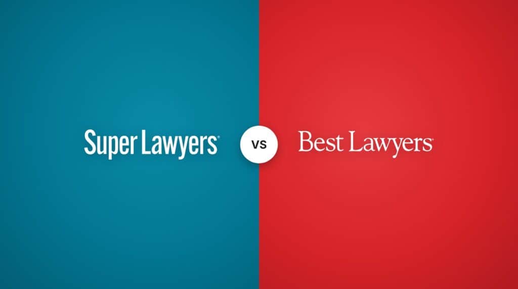Super Lawyers vs Best Lawyers - Berbay Marketing & PR Super Lawyers vs Best Lawyers logos side by side